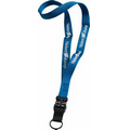 3/4" Smooth Nylon Slide-Release Lanyard w/ Metal Split Ring